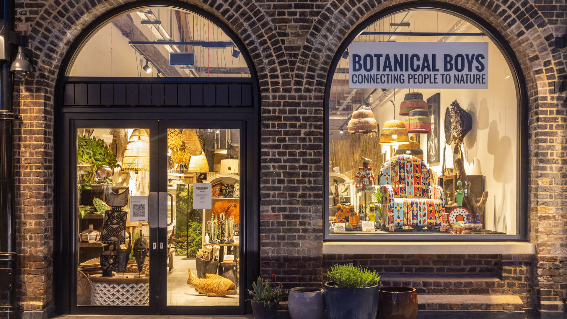 Botanical Boys, home store, Coal Drops Yard, King's Cross