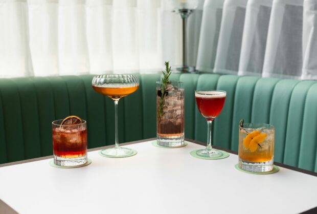 Cocktail Selection. Lina Stores, Italian deli & restaurant, King's Cross