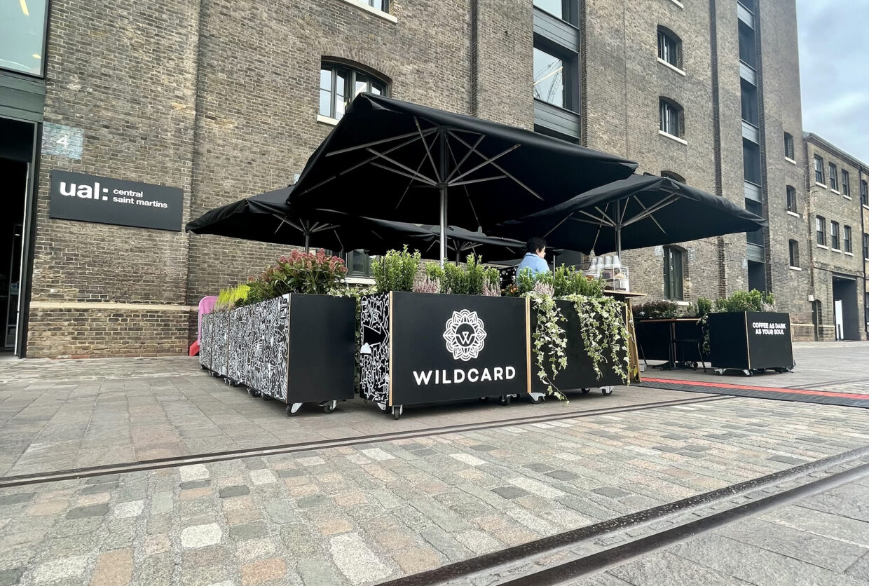 Wildcard coffee shop at Granary Square, King's Cross