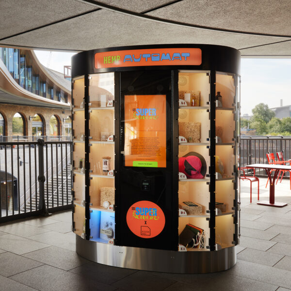 Hemp Automat at Coal Drops Yard, King's Cross for London Design Festival