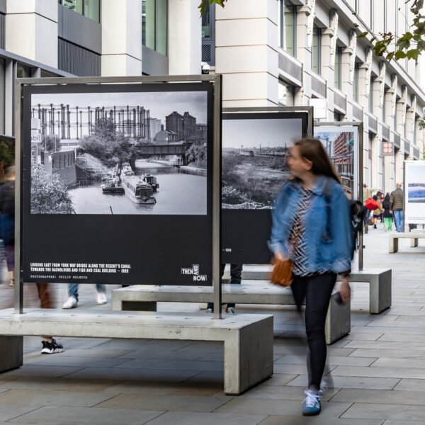 THEN AND NOW photo exhibition at King's Cross